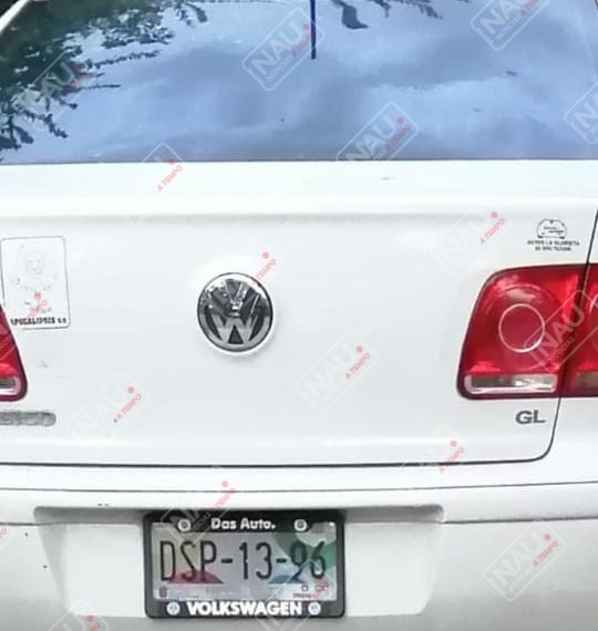 Aseguran vehículo con reporte de robo