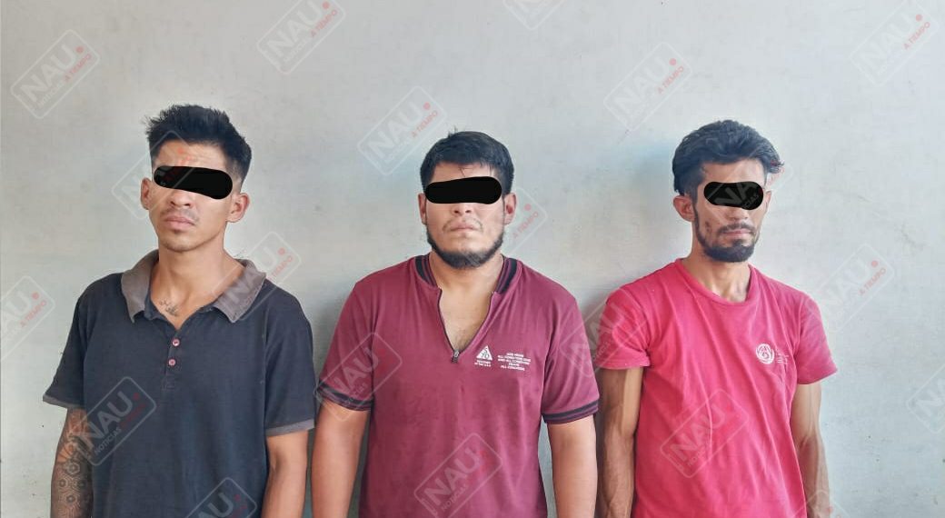 En operativo detienen a cinco personas