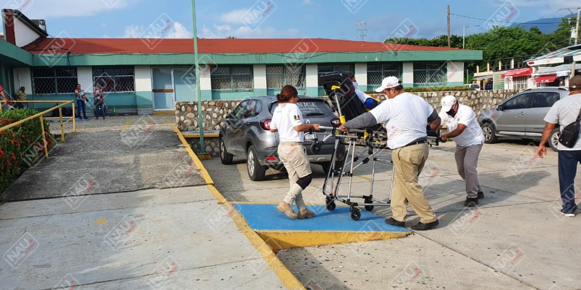 Una maestra lesionada en volcadura de un vehículo en la zona alta de Mapastepec