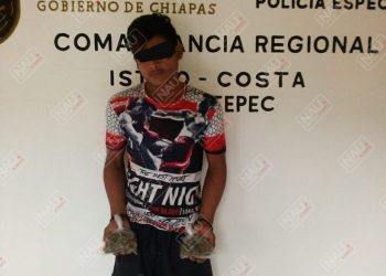 Detienen a sujeto con droga