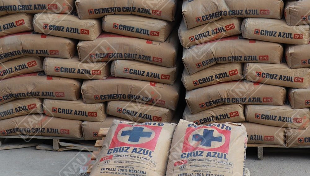 Roban 412 sacos de cemento cruz azul
