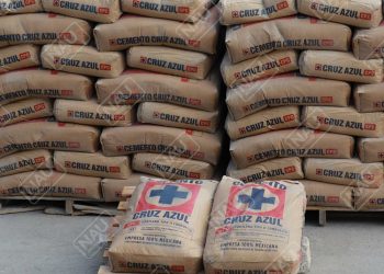 Roban 412 sacos de cemento cruz azul