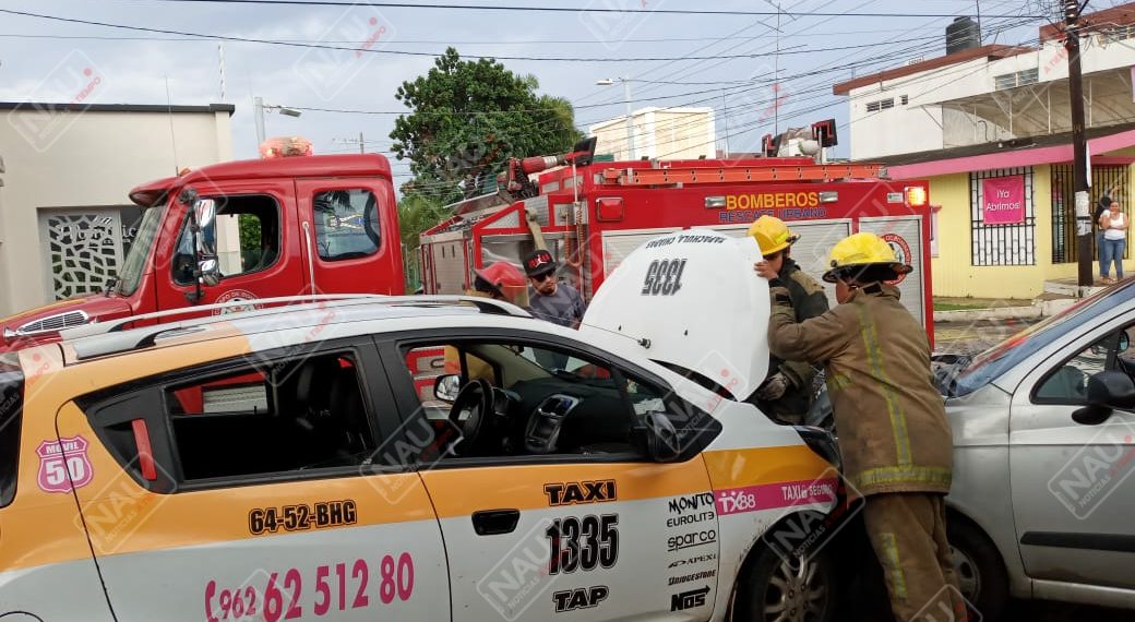 Choque Frontal Deja Tres Lesionados