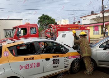 Choque Frontal Deja Tres Lesionados