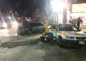 Investigan mediante cámaras de seguridad, quien provocó el choque