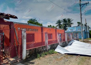 49 viviendas afectadas en Mapastepec por fuertes vientos con lluvias que azotaron la madrugada de este jueves