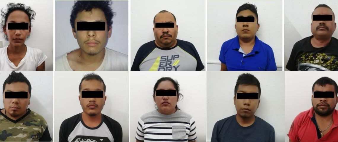 Desarticula FGE bandas delictivas en Comitán; hay 10 detenidos