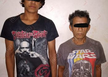 Detienen a dos personas con marihuana y son investigados por robo de casa