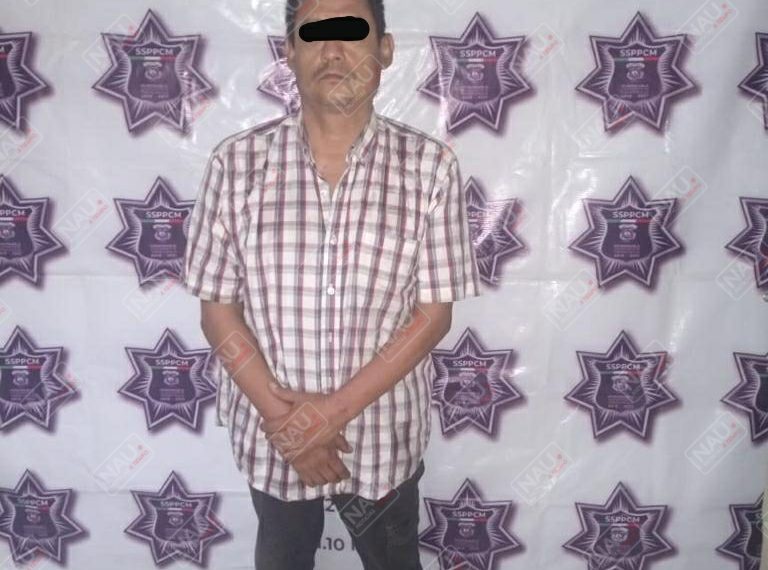 Detienen a violento sujeto