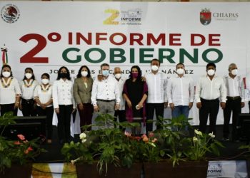 Asiste Ismael Brito a Informe de Gobierno en Las Margaritas  