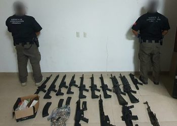 EN UN CATEO FGR ASEGURA ARMAS, CARGADORES Y CARTUCHOS EN CHIAPAS