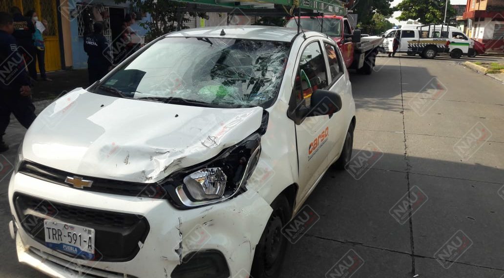 Motociclista lesionado en accidente de Tránsito