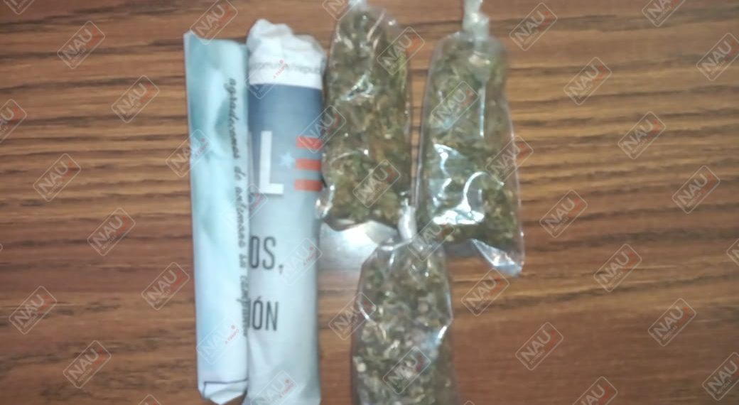 Detienen a pareja con marihuana