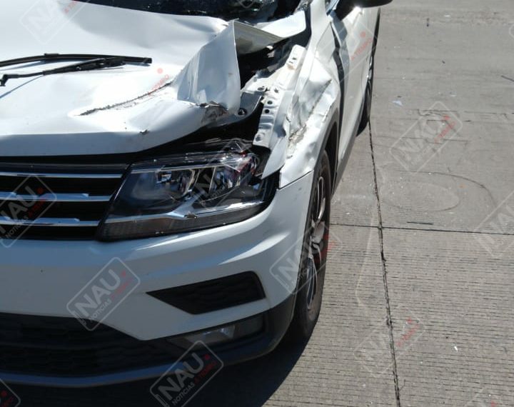 Camión de material hizo corte de circulación