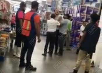 Protagonizan zafarrancho dentro de la tienda Sams Club