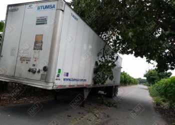 Caja robada en Suchiate fue localizada por policías municipales