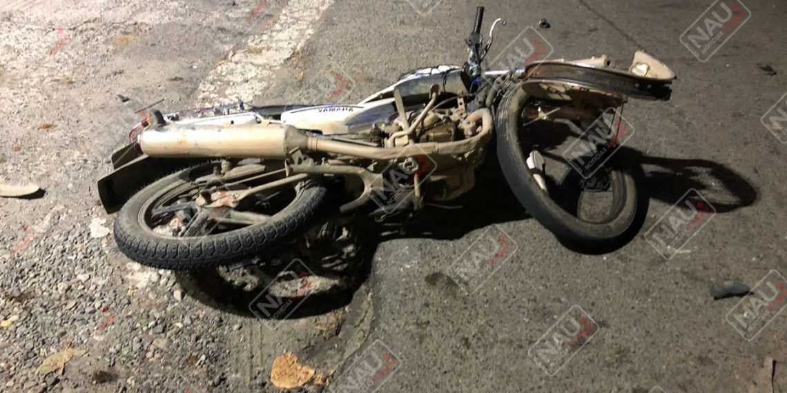Localizan a ebrio accidentado en una motocicleta