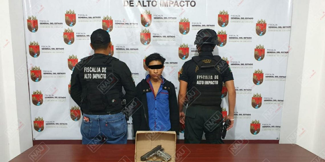 Niño sicario detenido en Chiapas de Corzo