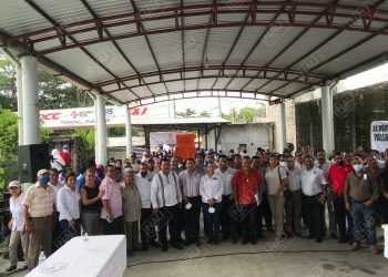 Inauguran oficina de sindicato de trabajadores para construcción de autopista Pijijiapan – Palenque