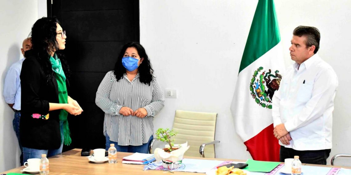 En Chiapas se gobierna para todas y todos; Brito recibe a feministas