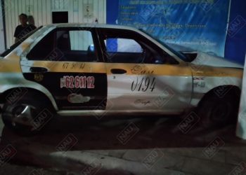 Presunto GN y un civil acusados de robo de un taxi