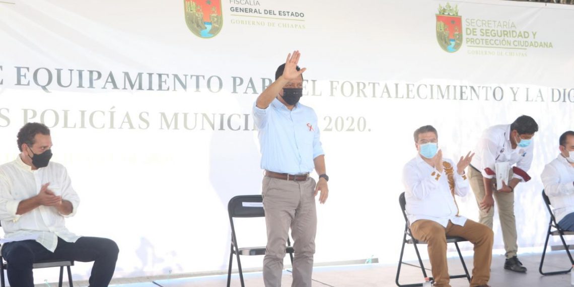 Desde Huixtla Llaven Abarca reafirma compromiso con ayuntamientos para garantizar la seguridad de los habitantes
