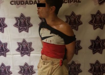 DETIENEN A PAREJA POR ROBO CON VIOLENCIA 