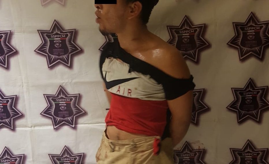 DETIENEN A PAREJA POR ROBO CON VIOLENCIA 