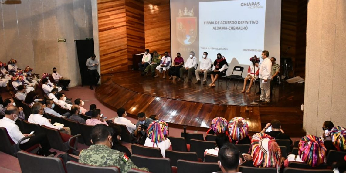 No contaminar la voluntad de paz manifestada por Aldama y Chenalhó: Brito