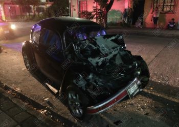 Chocó contra un vehículo