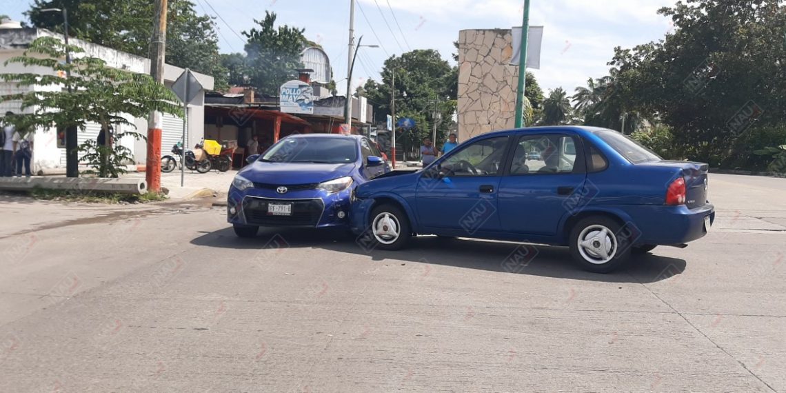 Choque dejó daños menores