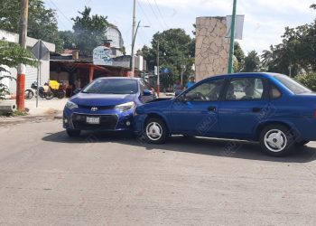 Choque dejó daños menores