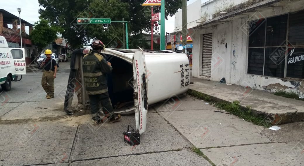 10 lesionados en accidente