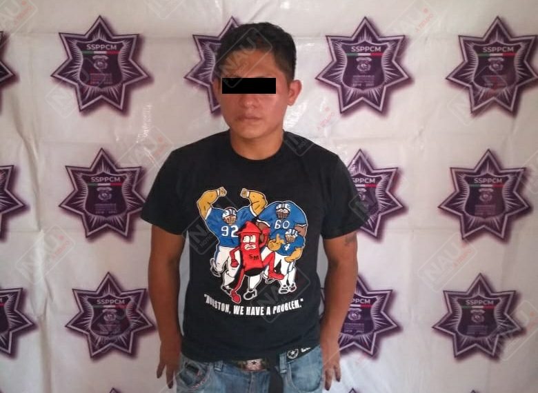 Detienen a presunto asaltante de una combi colectiva