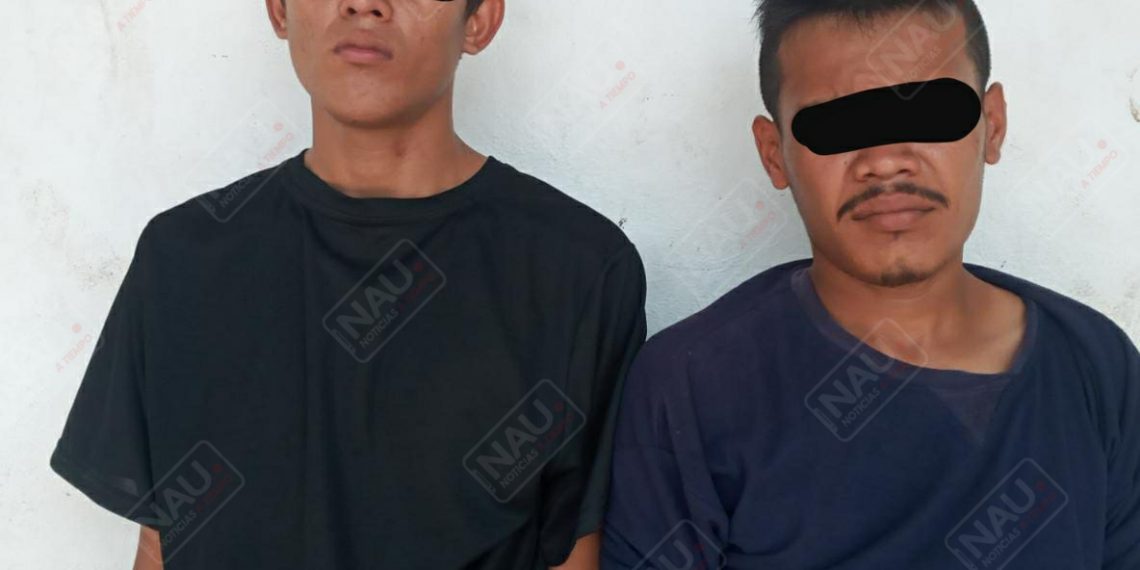 Dos presuntos asaltantes detenidos en la Colonia Morelos
