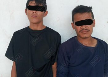 Dos presuntos asaltantes detenidos en la Colonia Morelos