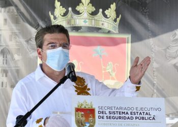 Atestigua Ismael Brito fortalecimiento de seguridad en Huixtla