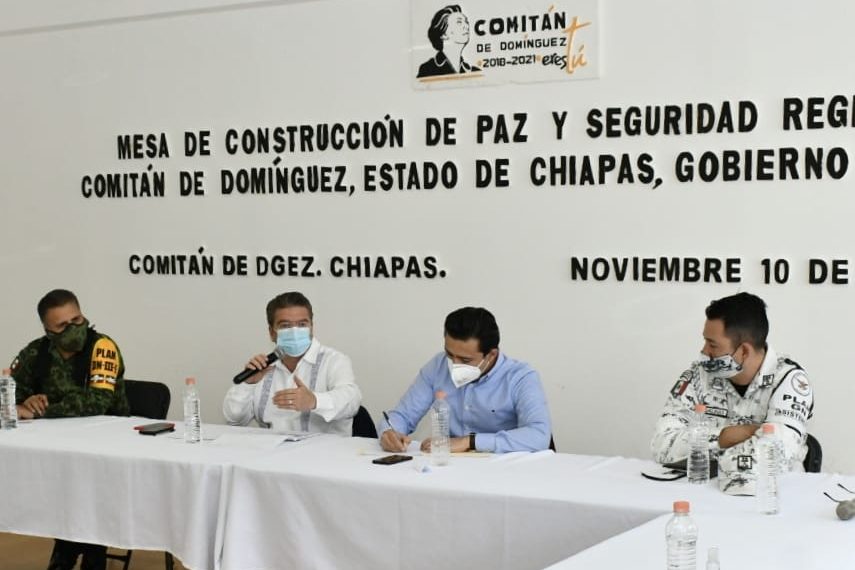 Encabeza Ismael Brito Mesa de Seguridad Regional en Comitán