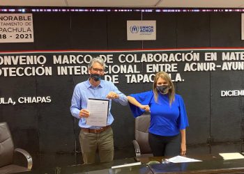 Ayuntamiento de Tapachula y ACNUR firman acuerdo de colaboración para protección e integración de las personas refugiadas