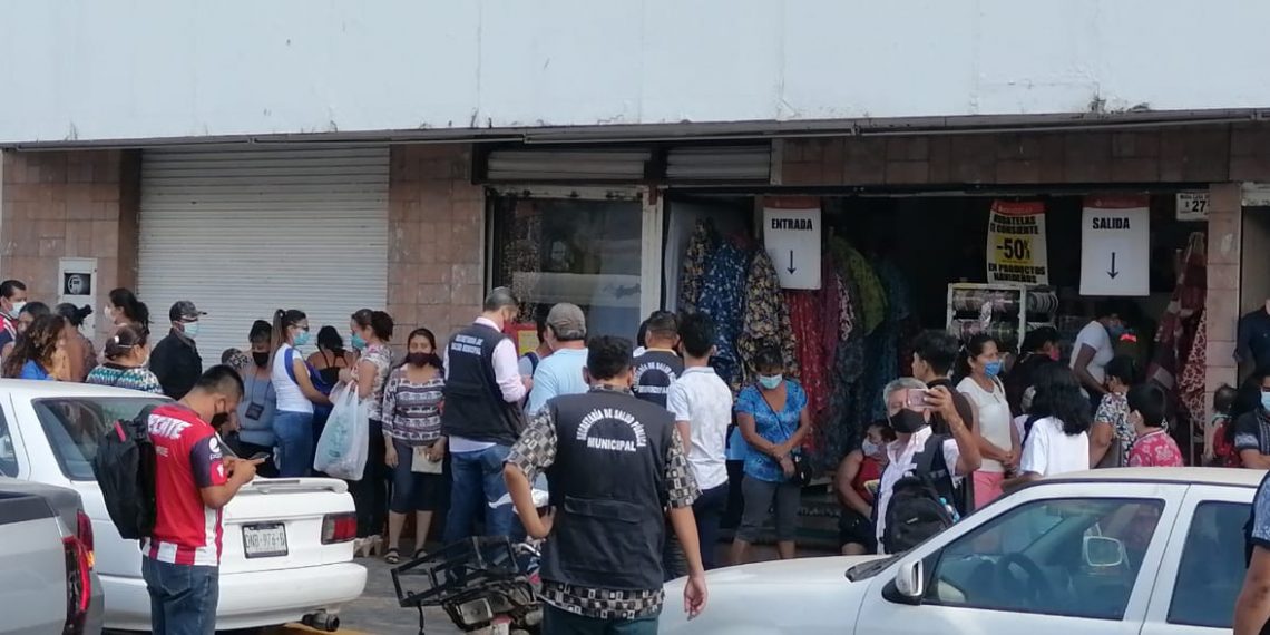 SUPERVISAN MEDIDAS SANITARIAS EN MERCADOS Y COMERCIOS DEL CENTRO HISTÓRICO
