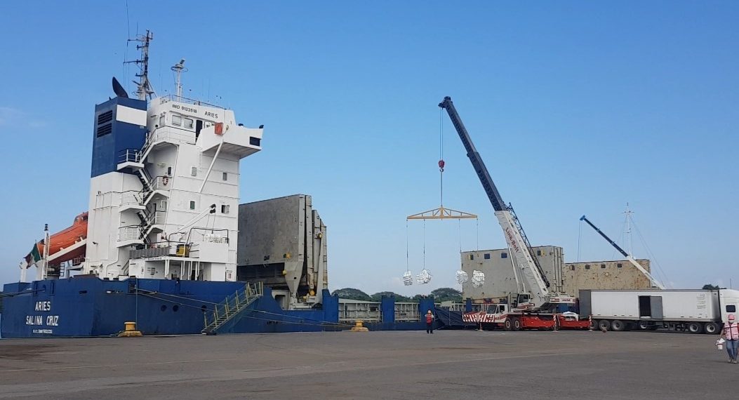Arriba Por Segunda Ocasión A Puerto Chiapas Buque M/V Aries