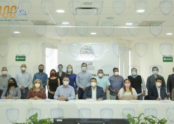 Reunión histórica entre Canaco Tuxtla y Fiscalía General de la República