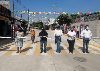 INAUGURA AYUNTAMIENTO PAVIMENTACIÓN HIDRÁULICA DE CALLES EN COLONIA “DOROTEO ARANGO”