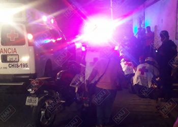 Derrapó en su motocicleta