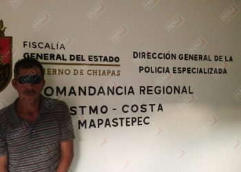 Detienen a sujeto que apuñaló a una persona en Sesecapa municipio de Mapastepec