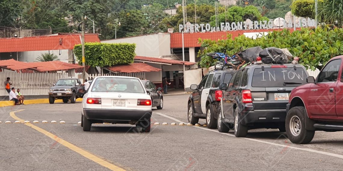 Se manifiestan transmigrantes en Talismán