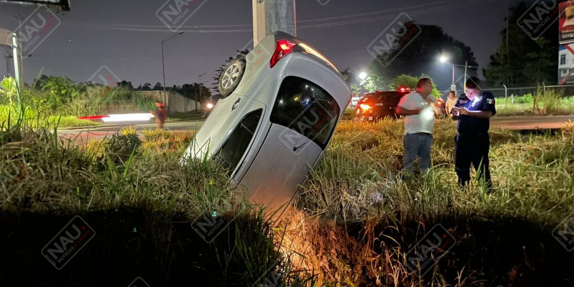 Se le terminó el par vial y acabó en el dren pluvial del libramiento sur
