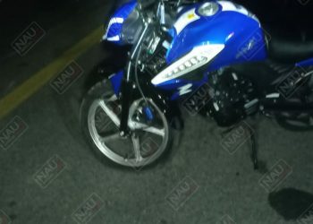 Derrapa motociclista en Mapastepec