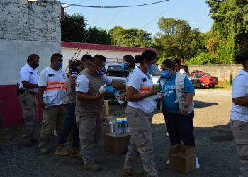 Unicef Dona Material Higiénico Y De Protección Contra El Covid-19 A Personal De Protección Civil Municipal