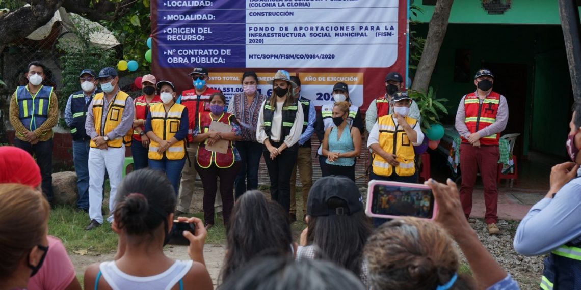 CON OBRAS VIALES SE MEJORA CALIDAD DE VIDA DE COLONOS DE TAPACHULA